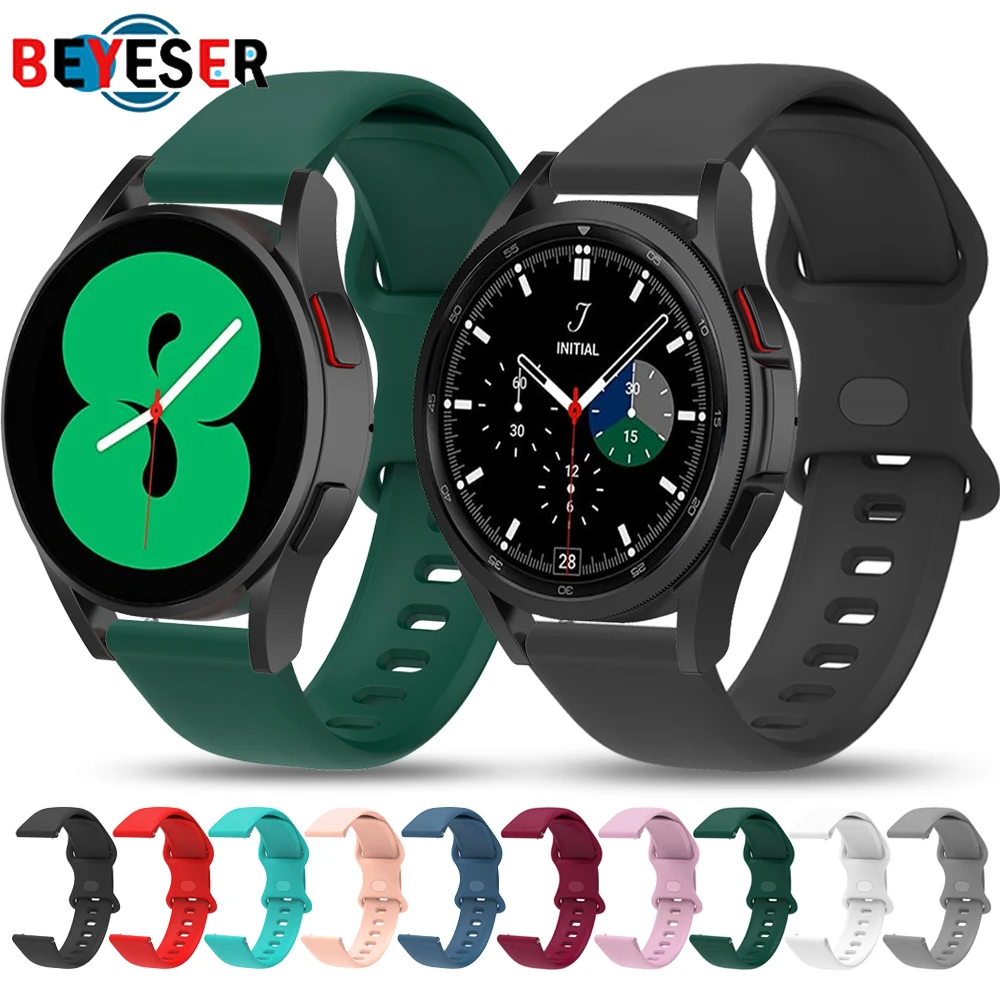 

20mm Strap For Samsung Galaxy Watch 4 40mm 42mm 44mm Band Gear Sport Wrist Bracelet Samsung Galaxy Watch Active 2 40mm 44mm 46mm