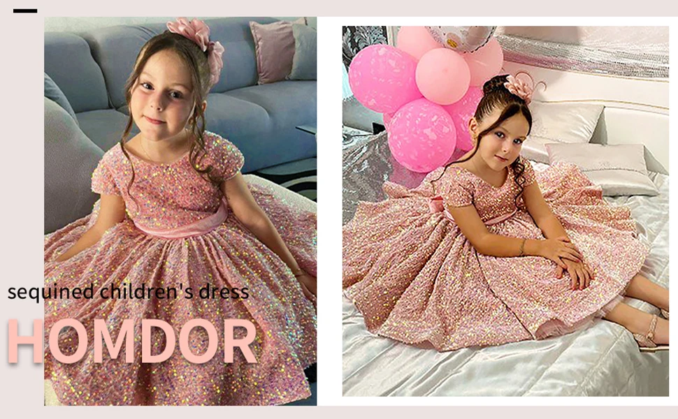 Festliche Kleider mit Tutu-Pailletten