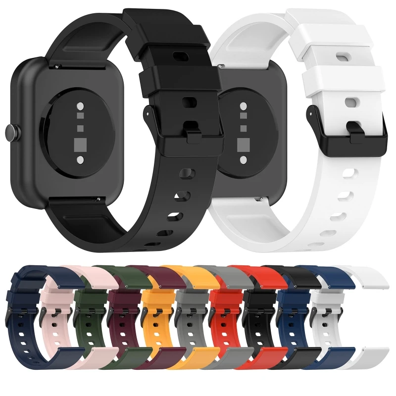

For AmazfitBip 3 Lite Band Adjustable Bracelet Silicone for Smart Watch Band S
