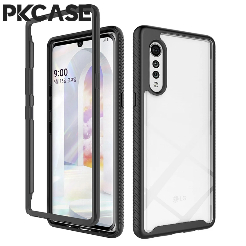 360° Full Coverage Clear Protective Case - Shockproof Transparent Armor Cover