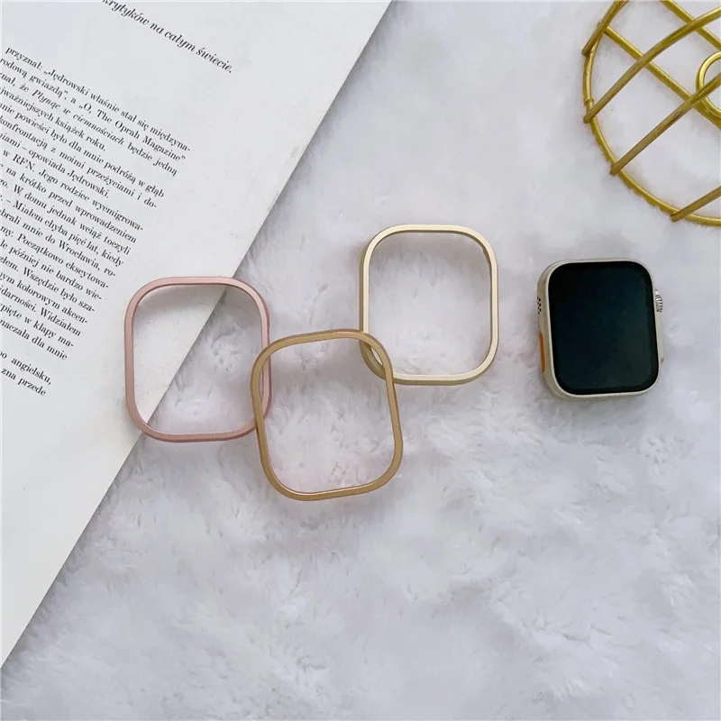 Premium Aluminum Alloy Metal Bumper Case for Smartwatch Protection