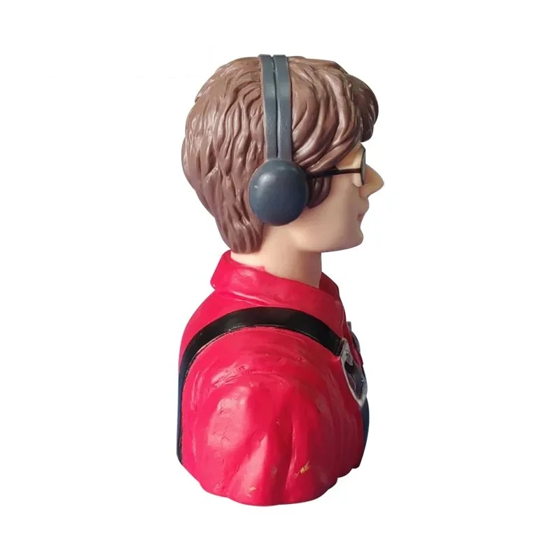 Realistic 1/6 Scale Red Pilot Figure