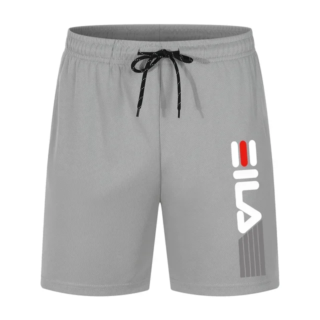 2025 Men's high quality fashion beach pants Gymnastics training sports shorts Summer fast dry jogging knit casual pants 6