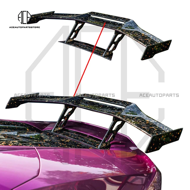 Lamborghini Huracan EVO RWD Carbon Fiber Rear Wing Spoiler Performante  Style fits the OEM LP610 LP580 Coupe & Spider - DMC