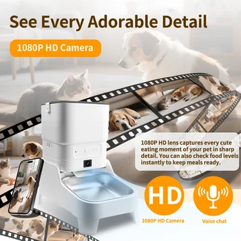 Smart Elevated Pet Feeder with Camera - Image 4
