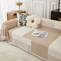 Tassel Sofa Cover Universal Couch Towel Dust Proof Sofa Cushion Cover Anti-cat Scratch Protection Cover Sofa Blanket Carpet 2