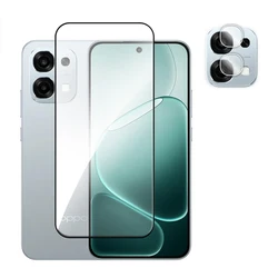 6 - in - 1 Tempered Glass Screen Protector & Lens Film, 2.5D Full Cover Glue - OPPO A6 Max (1 Glass and 1 Lens)
