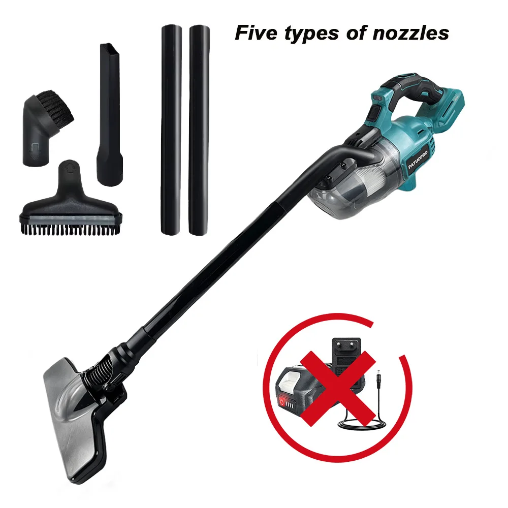 Cordless Handheld Electric Vacuum Cleaner Makita 18V Battery Portable Hard Floor Carpet Car Pet Hair Cleaning Tools