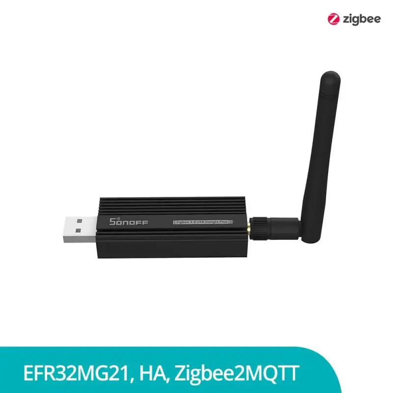 

SONOFF Zigbee 3.0 USB Dongle Plus Aluminum Alloy Universal Zigbee Gateway For Home Assistant OpenHAB Zigbee2MQTT