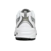 New Balance NB 530 Mesh, chaussures de course basses respirantes en cuir synthétique unisexe argent blanc MR530AD 6