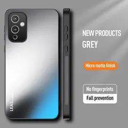 Frosted Matte Dazzling Silicone Protection Phone Case for OnePlus 9RT 5G (Grey)