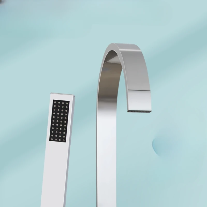 

Floor Faucet Shower Head Pedestal Basin Bathtub Side Faucet