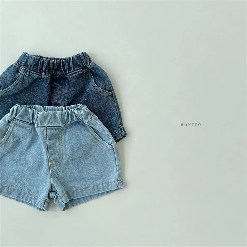 Sommer Kleinkind Jungen Denim Kurze Kinder Jeans Tasche Shorts Kinder Hosen Baby Shorts 1-4 Jahre Alt Outwear Casual Hosen – Detail 6