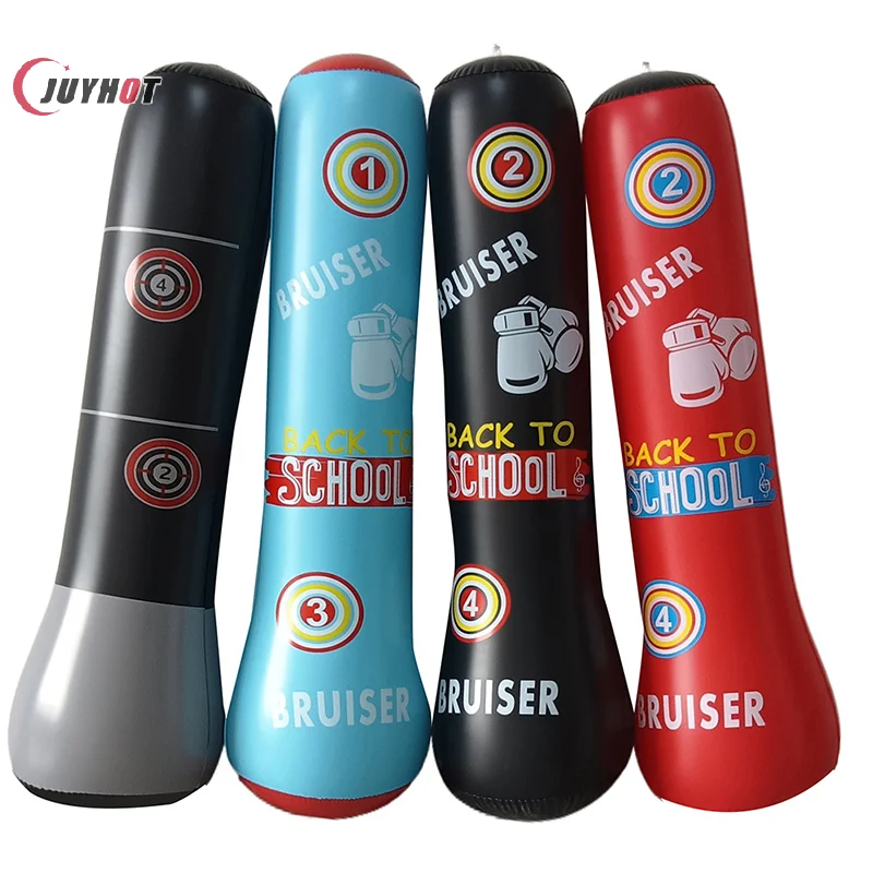 Punching Boxing Bag Muay Thai Fight Boxing Sack Training Pressure Relief Exercise Inflatable Sandbag Fitness Equipment