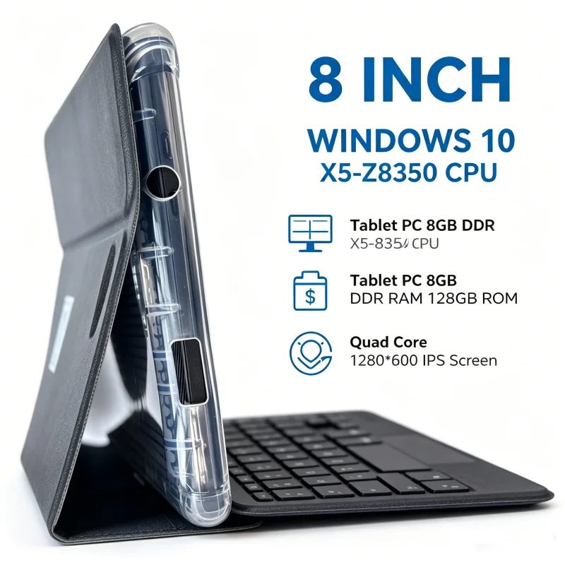 8 INCH T10 WINDOWS 10 Tablet PC 8GB DDR3 RAM 128GB ROM AR2 X5-Z8300 CPU 64-Bit Dual Cameras WIFI Quad Core