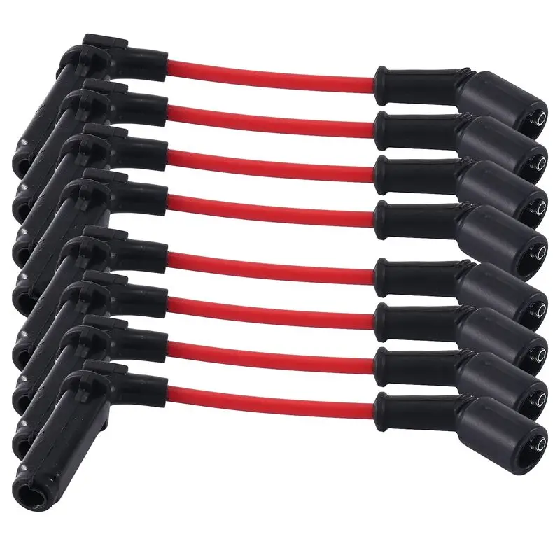 A65P-1 허머용 8 10.5mm 자동차 고전압 점화 와이어 본체 9748RR 671-8161 세트