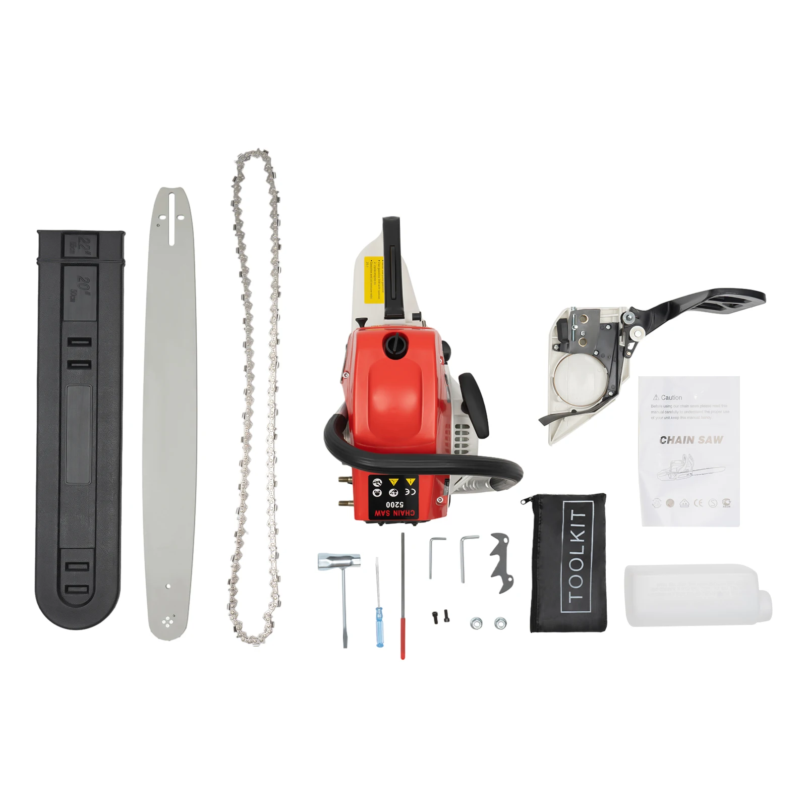 52cc 22 Inch Chainsaw, Suitable For Tree, Wood, Farm, Garden, Pasture, And Forest Logging 5