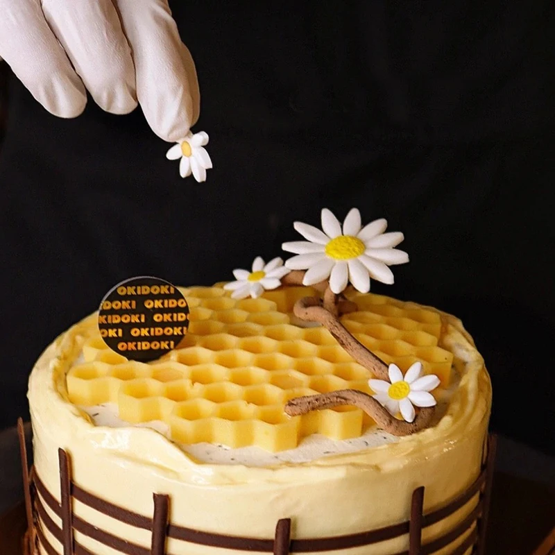 Honey Bee Shaped Cake Decoration Fondant Mold Diy Baking Gadget Cake Baking  Mold