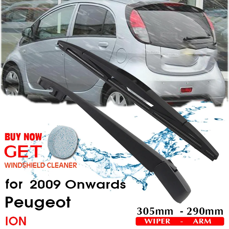 

BROSHOO Car Rear Wiper Blade Blades Back Windscreen Wiper Arm For Peugeot ION Hatchback (2009 Onwards) 305mm Auto Styling