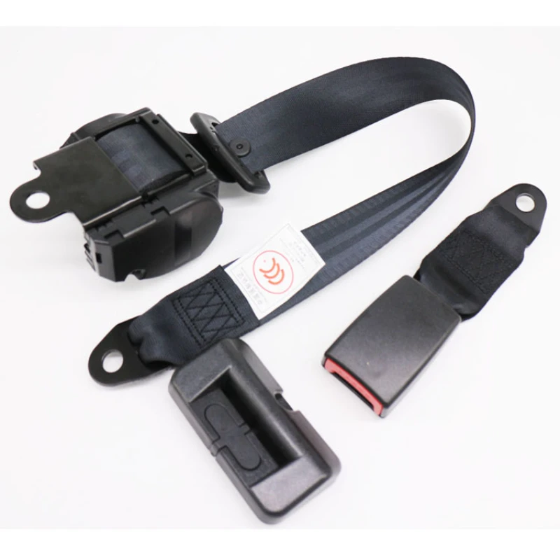 

Universal Self-Winding Shrink 3 Point Car Seat Belt Lap With Car Seat Belt Adjuster Lock Seat Driver Safety Belt Auto Parts