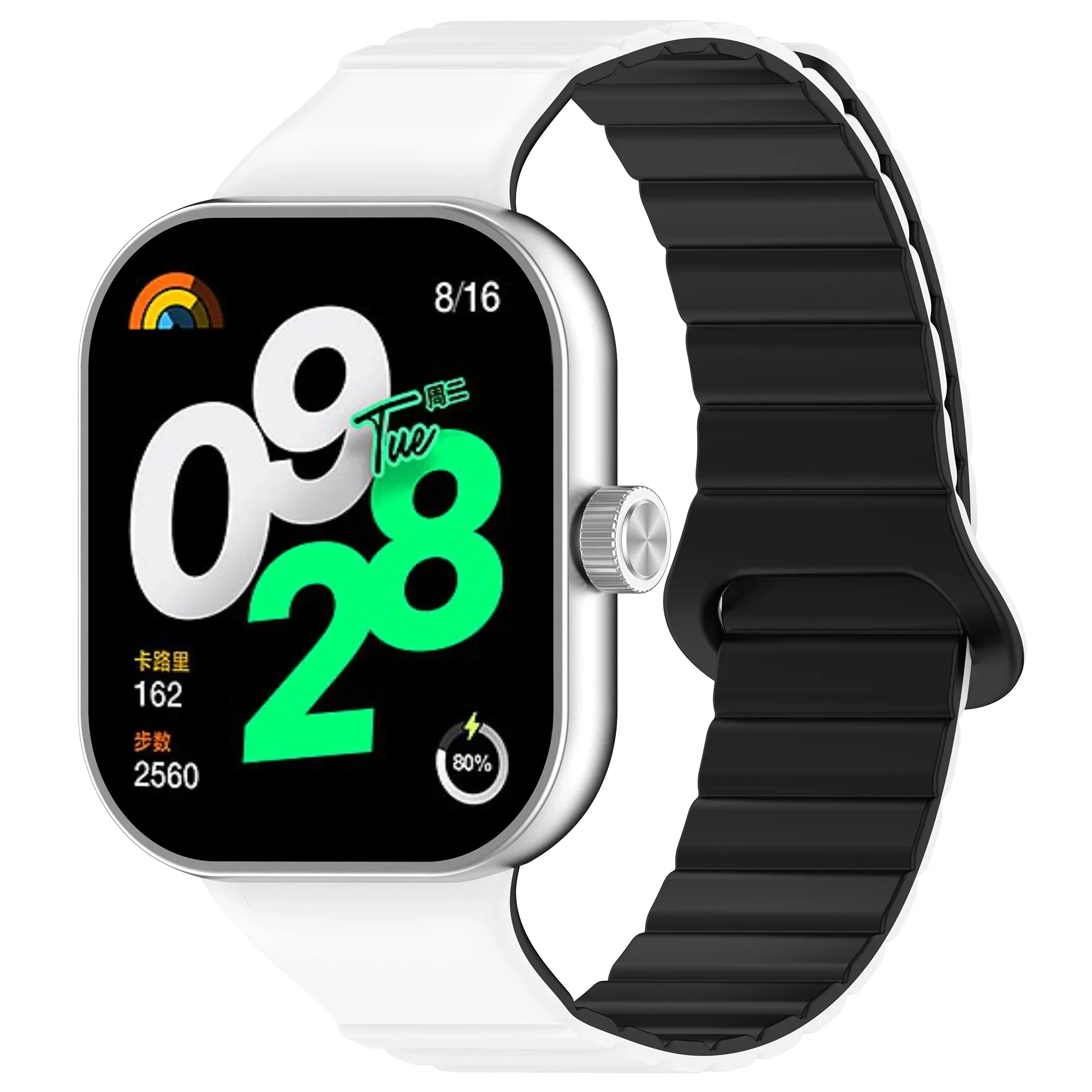 Silicone Magnetic Strap - Soft Sport Bracelet Replacement