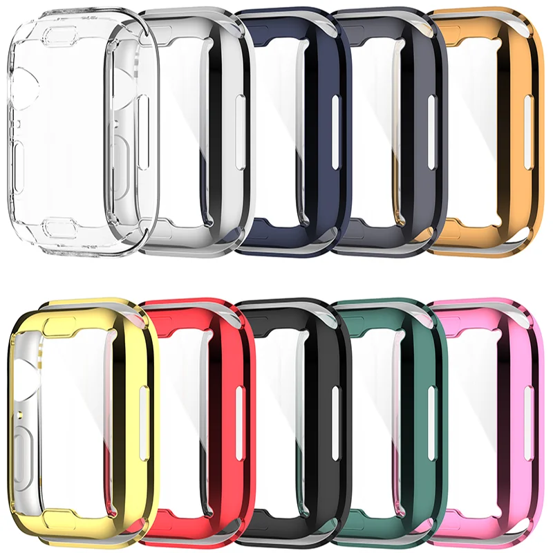 

Чехол для Apple Watch 4/5/6/SE/7/8/3/2/1 38 мм 42 мм 360 полная мягкая прозрачная защитная пленка для экрана из ТПУ для iWatch 45 мм 41 мм 44 мм 40 мм