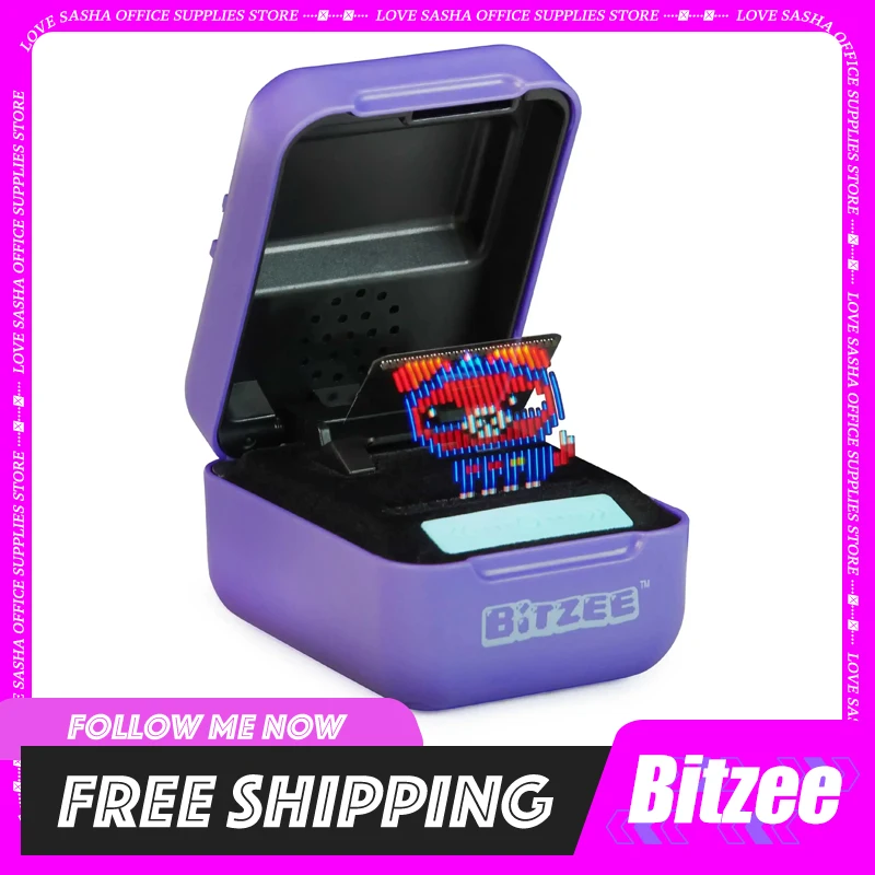 Bitzee 인터랙티브 디지털 애완 동물 장난감, 전자 디지털 애완 동물, 가상 게임, 스마트 타마고치, 어린이 장난감 로봇, 스핀 마스터