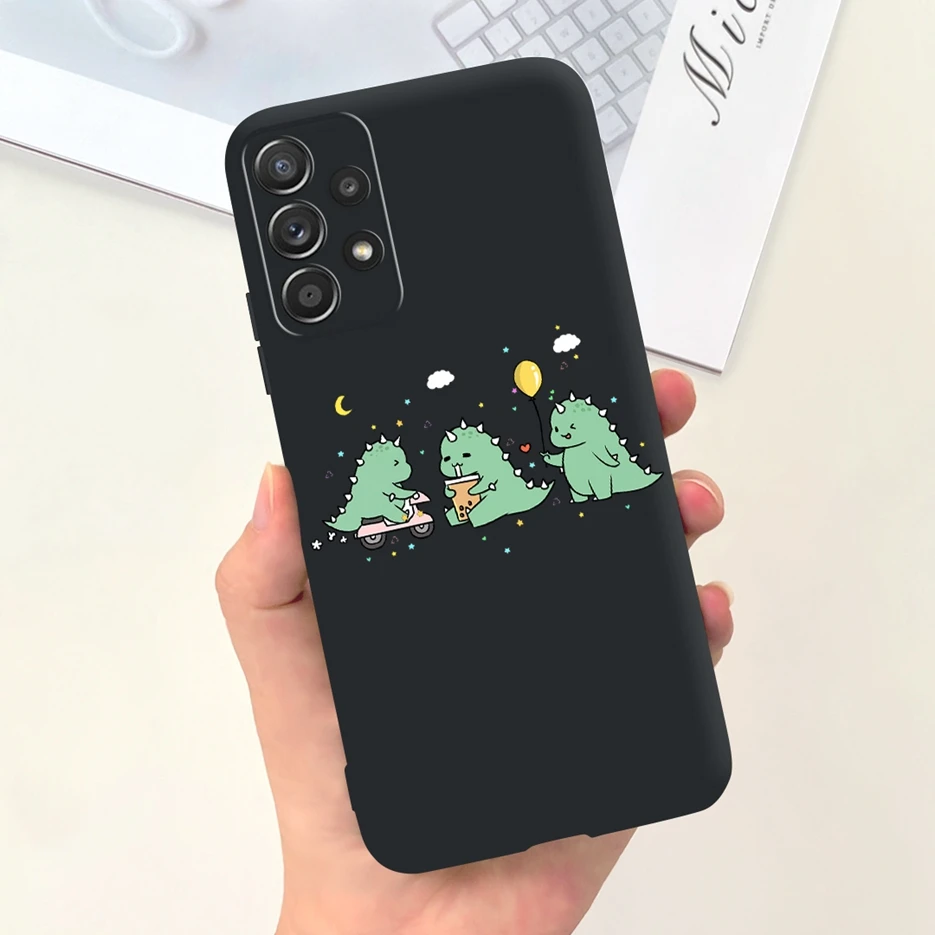 Cute Cartoon Shockproof Soft TPU Phone Case in Pastel Design