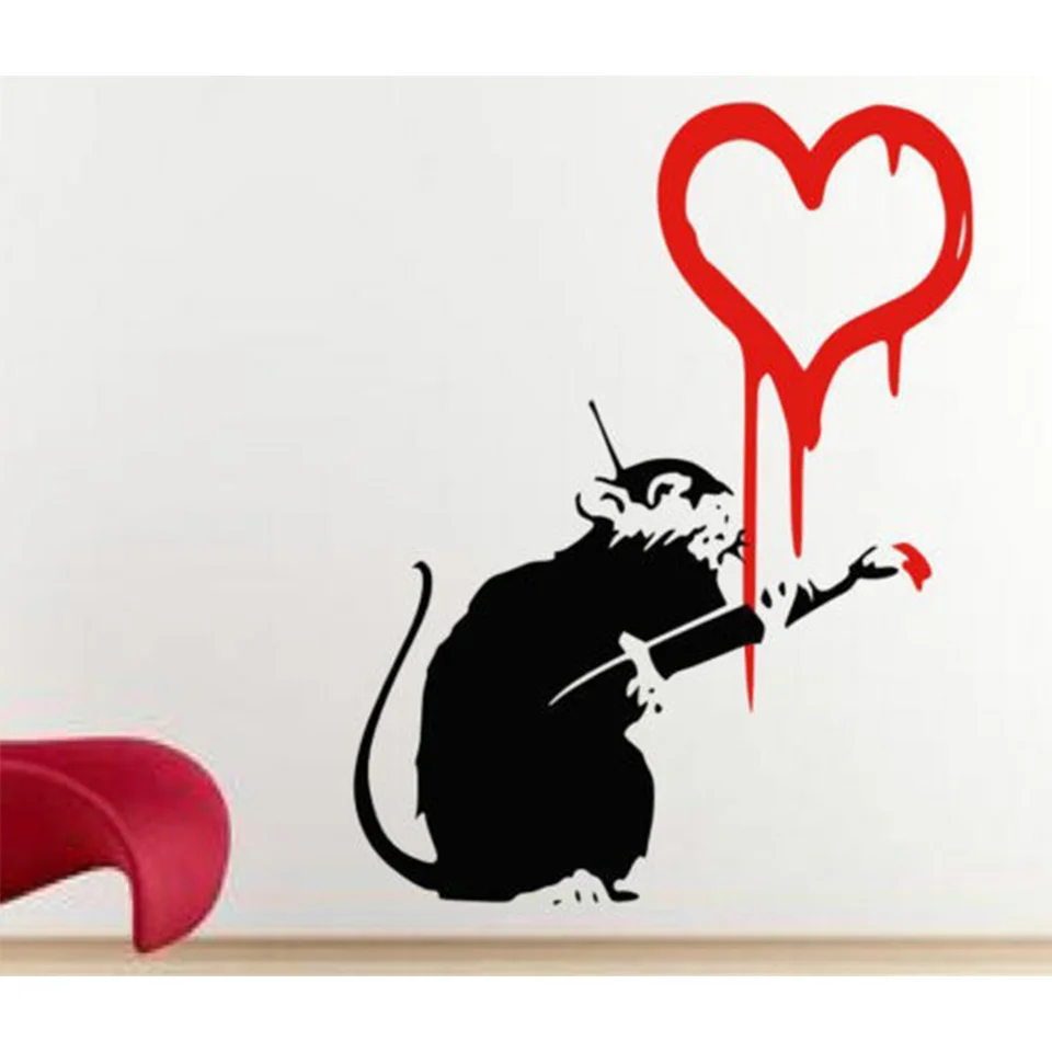 プ*ン様 LOVE RAT BANKSY(RED Ver.) Banksy Brandalism | LOVE RAT (RED Ver.) (2020) | MutualArt