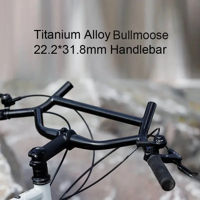 Gr9 Titanium Gravel Road Bicycle Handlebar, Touring Bike