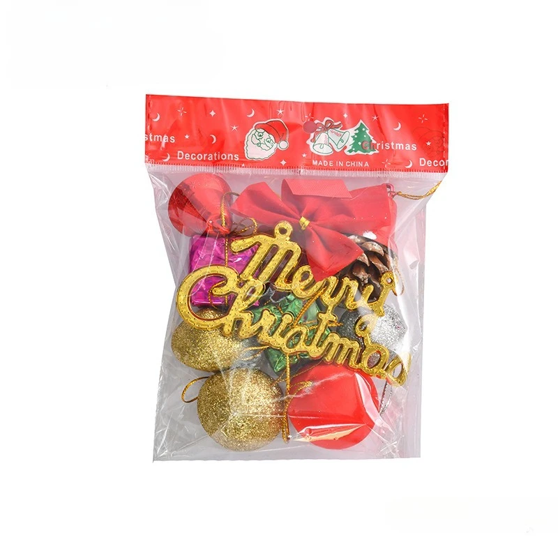 Mini Christmas Balls Gift Boxes Set Xmas Tree Pendant Christmas Pinecone Hanging Ornament for New Year Party Home Decor