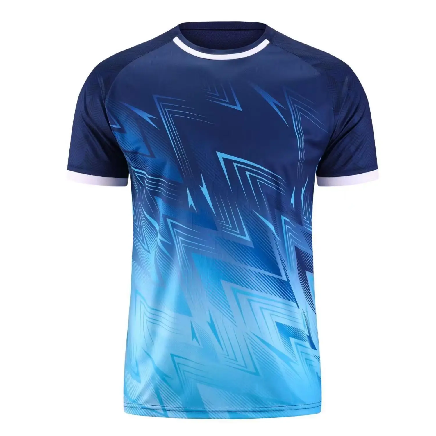 Summer Table Tennis Badminton Training Camp Sports 3D Printed Short Sleeved T-shirt Quick Drying