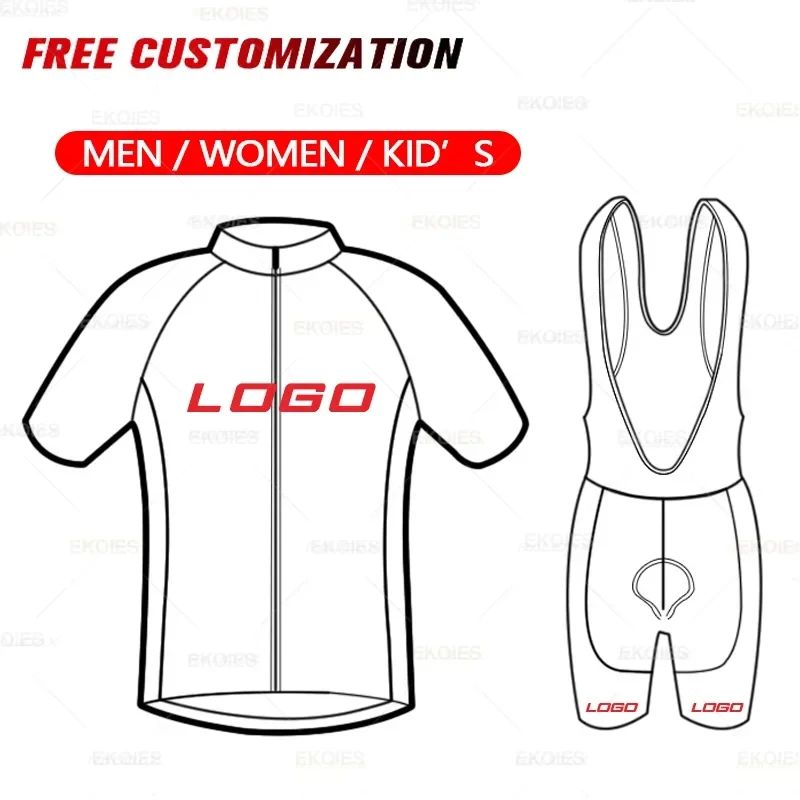Cycling Suit Cycling Jersey Set Cycling Jersey Custom Cycling Clothing Sports Team Summer Cycling Set Short Sleeve Bike Uniform Logo Man Women Kits