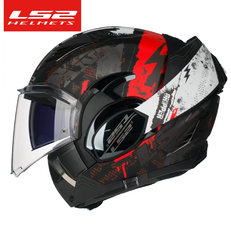 LS2 Valiant 2 Motorcycle Helmet ls2 ff900 capacete de motocicleta 180  degree back flip up helmet casco moto casque