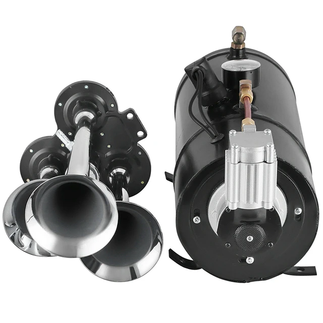 Trompeten 12v 150db laute Luft Horn Zug Hörner Kit max psi