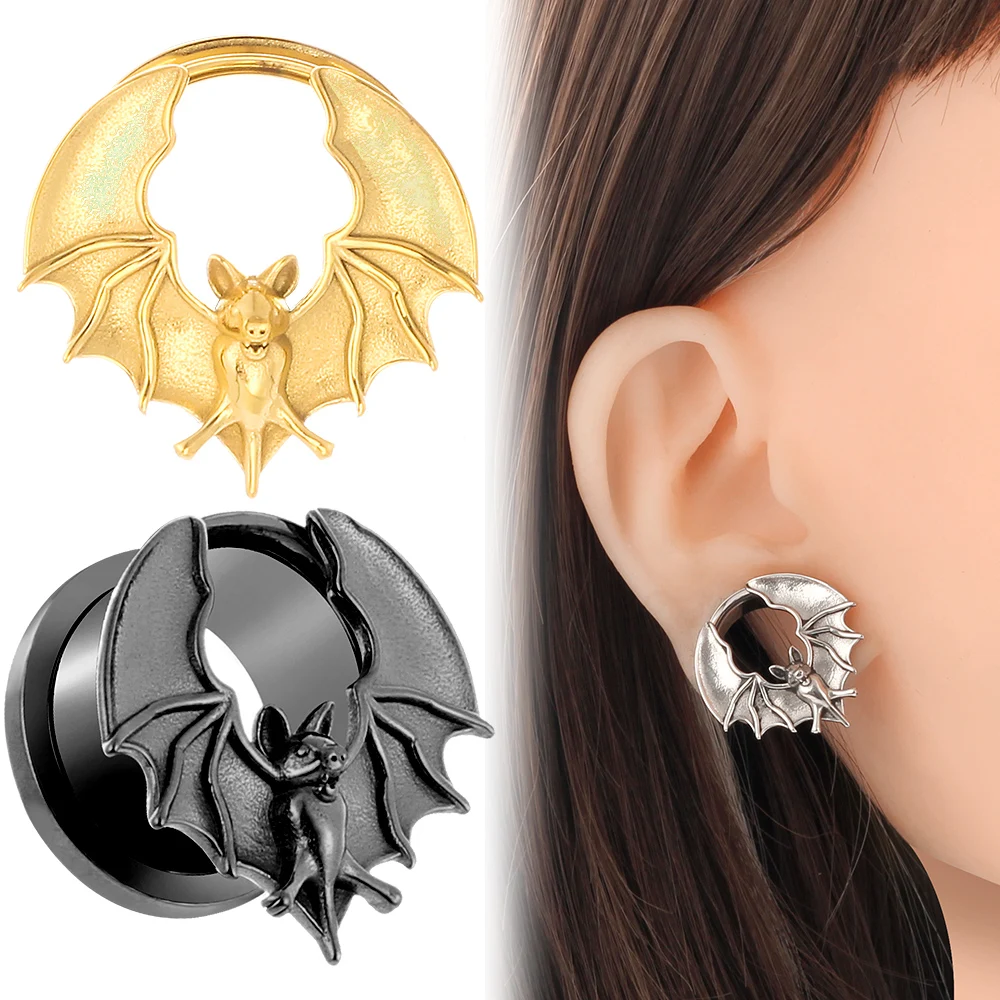 Stainless Steel Tunnels Gauges Stainless Steel Ear Plugs Ear Gauges