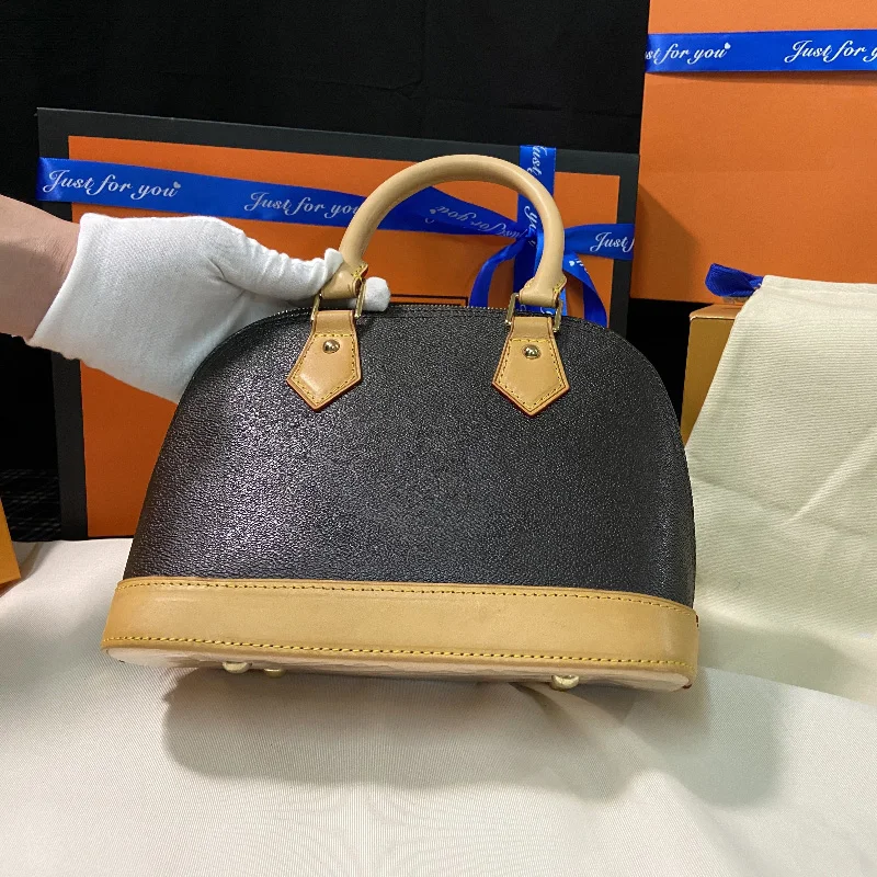 

Luxury Designer Leather Handbag Letter Printing Shell Shoulder Messenger Bag Zipper Medium Capacity Tote Bags For Woman Purse