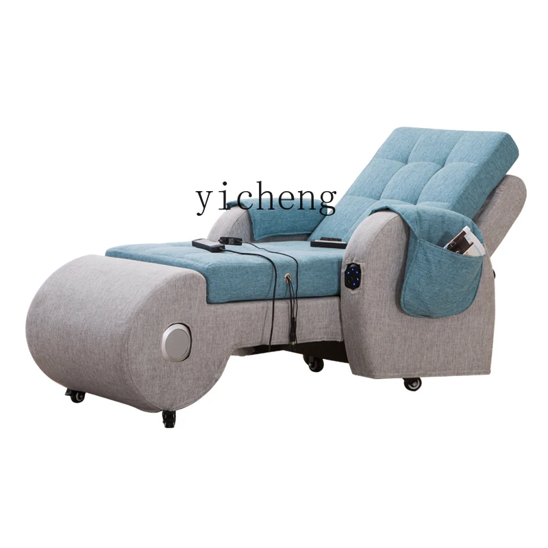 

Zc Sofa Single Chaise Longue Elderly Home Living Room Electric Recliner Removable and Washable Massage Sofa Bed