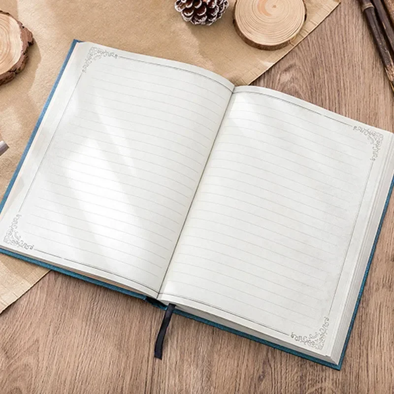 B5 European Retro Hot Stamping Hardcover Notebook Chinese