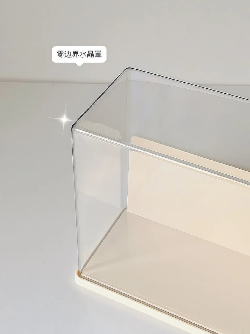 Labubu transparent display box single stackable canvas vinyl storage box figurine blind box storage rack image 15