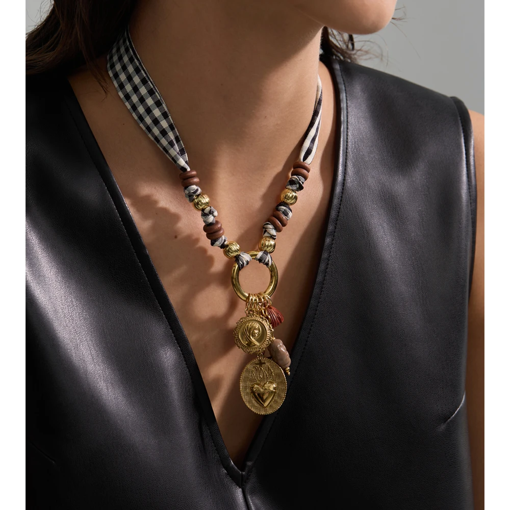 Yhpup Pendant Necklace Stainless Steel