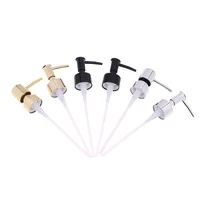 1PC Metal Bathroom Liquid Soap Dispenser Toilet Hand Replacement Lotion Shampoo Pump with Plastic Jar Tube for Bathroom 2