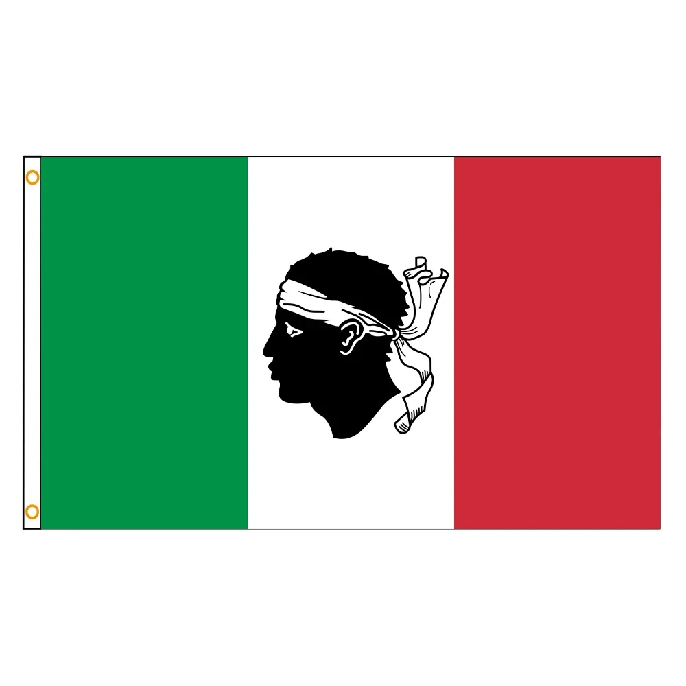 Drapeau Sur Hampe PRO Corse 60 X 90 Cm - MaxFlags - Monsieur-des-Drapeaux
