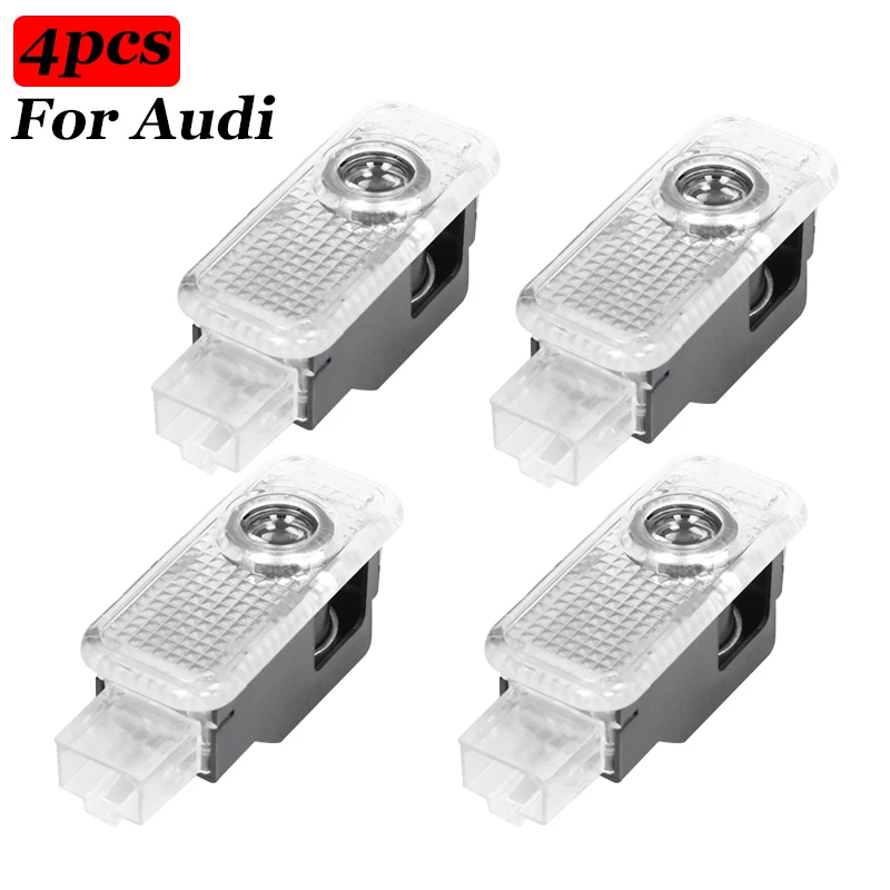 Car Accessories Led Projector Lamp Door Welcome Light For Audi Sline A1 A3 A4 A5 A6 A7 Q3 Q7 TT R8 B5 B6 B8 C5 C8 8P |