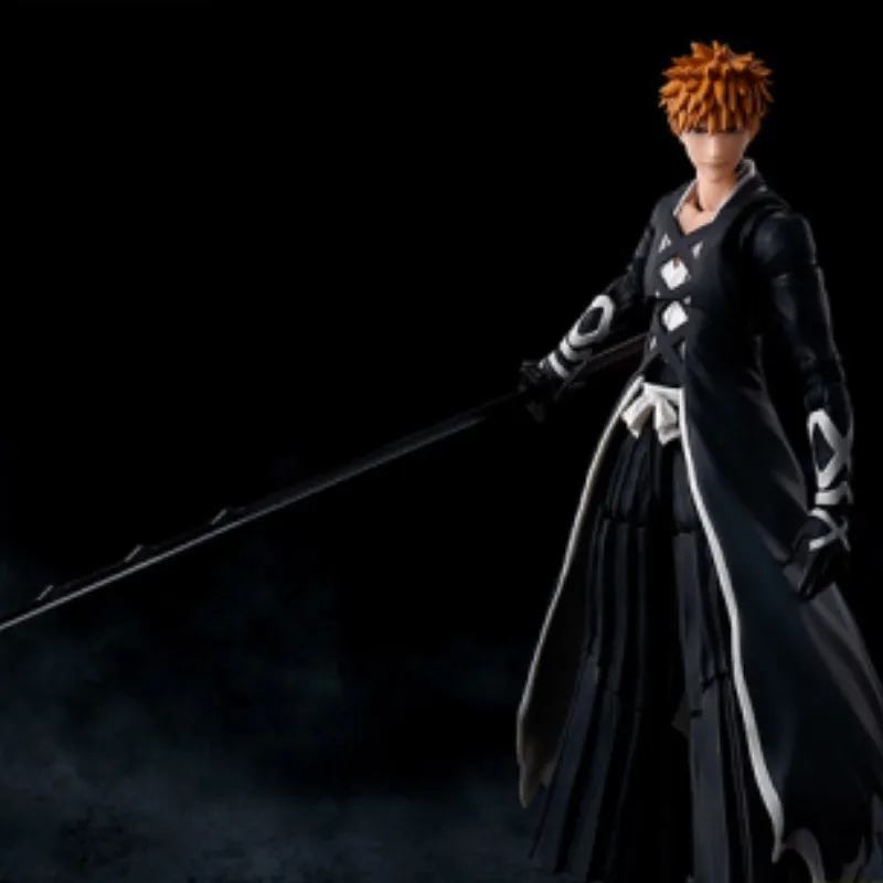 

Anime Action Figures Original Bandai Figuarts Shf Bleach Thousand Year Blood War Ichigo Kurosaki Renji Asai Model Collector