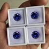 Beautiful Tanzanite Blue Sapphire Unheated Circular Cut AAAA+ VVS Loose Gemstone For Jewelry making Inlays 3