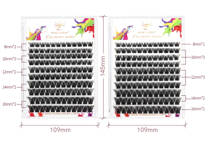 Description Picture 4 of itemH&L SINCE 1990 DIY Segmented false eyelashes Individual Lashes Women's Makeup Products Cosplay Lashes