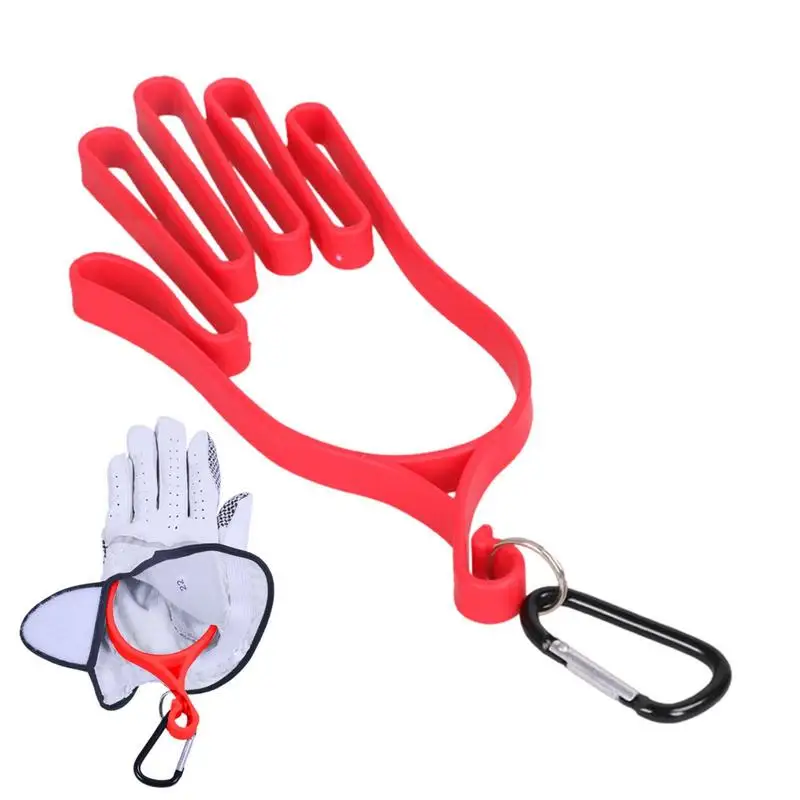 

Golf Gloves Holder Sports Golfer Tool Gear Rack Dryer Hanger Stretcher Shaper Accessories With Buckles