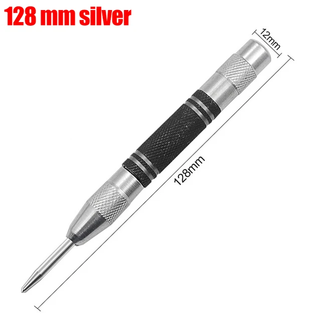 Automatic Center Punch Super Strong Centre Punch General Automatic Center Punch Adjustable Spring Loaded Metal Drill Tools 128MM