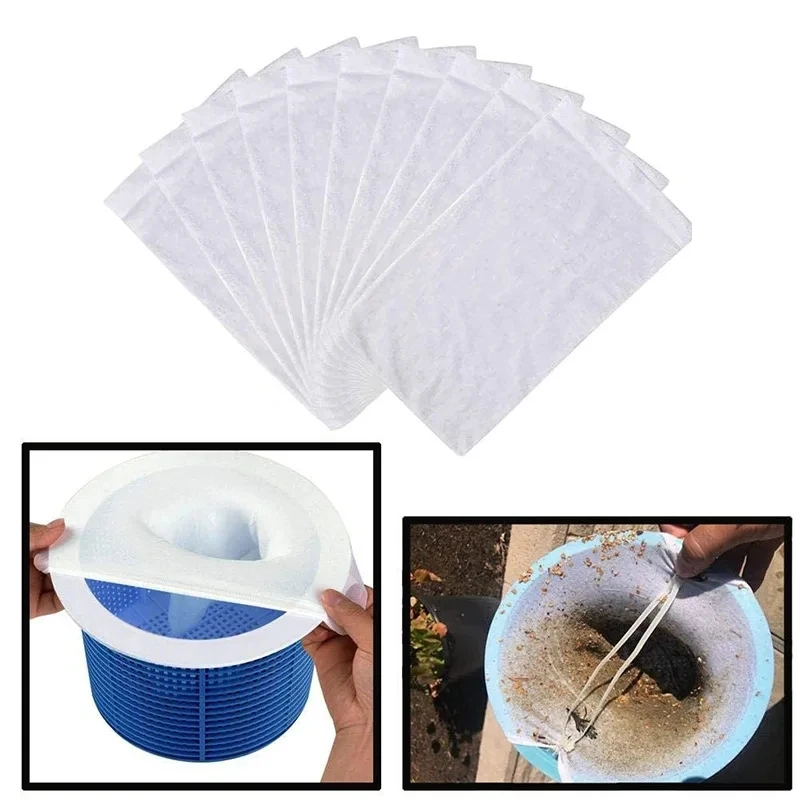 5/10pcs Swimming Pool Skimmer Socks Home Appliance Nylon Mesh Filters Baskets Skimmers Swimming Pool Cleaning Tool Accessories pool filter sponge